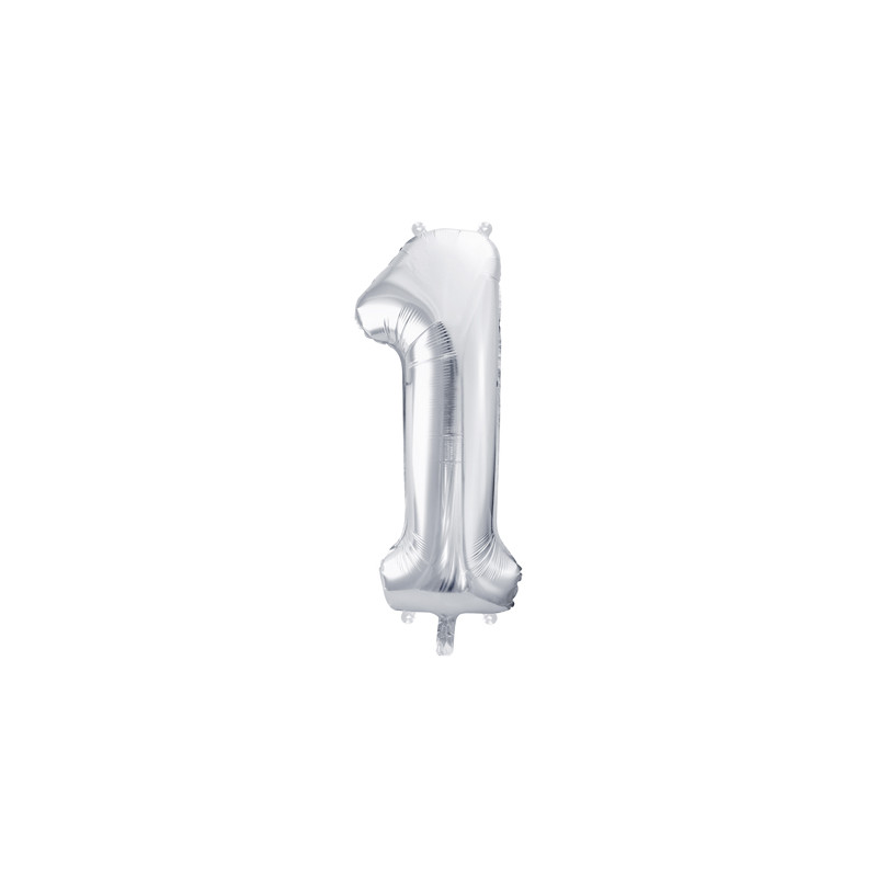 Číslo fólie - 1 strieborná - 86 cm
